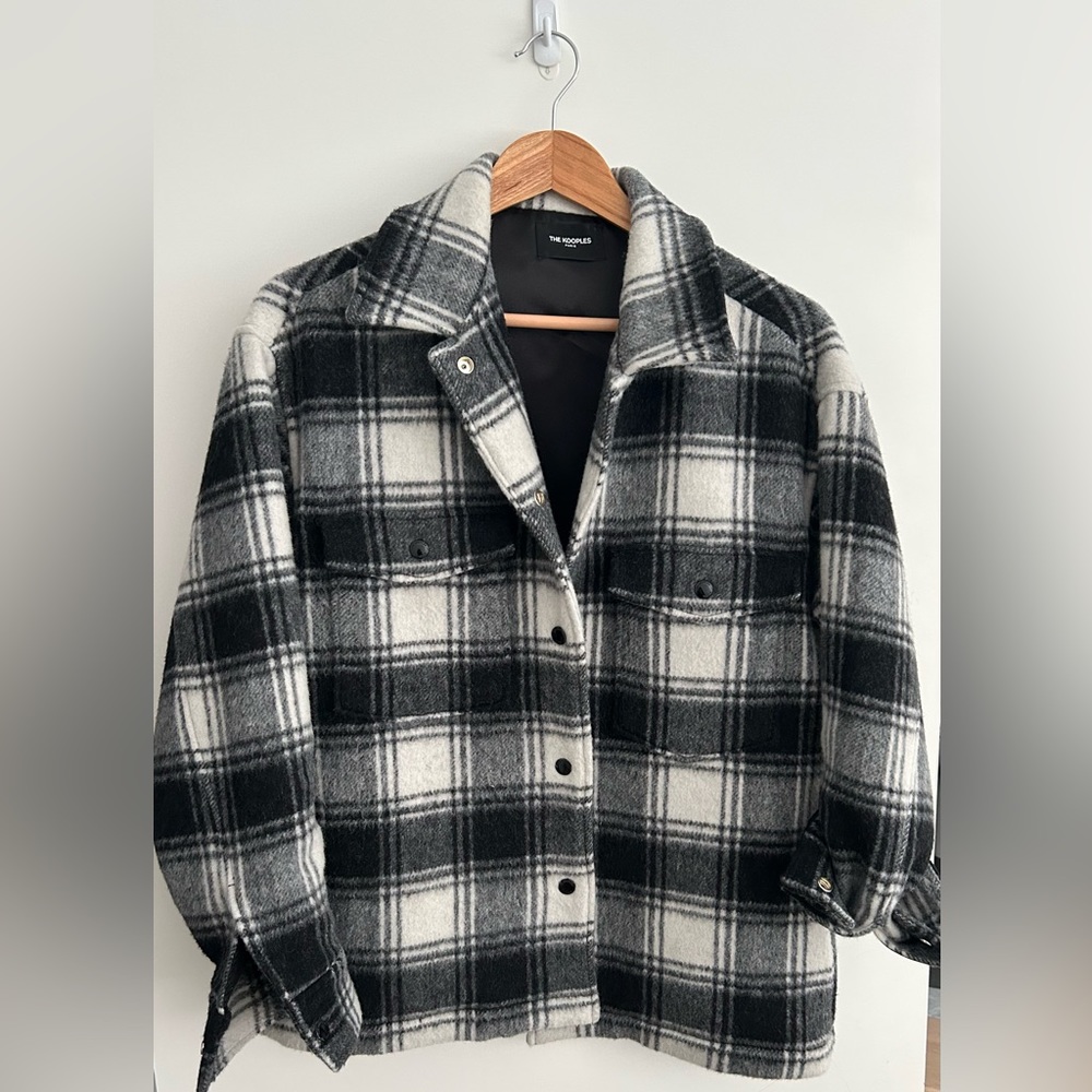 The Kooples Plaid Utility Jacket